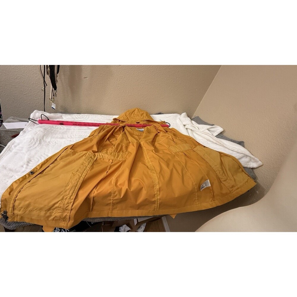 Columbia Women's Pardon My Trench Water-Resistant Rain Jacket Sz Medium Yellow - Picture 11 of 16